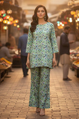 LBK-1735-Digital Khaddar 2 Piece Unstitched Shirt & Trouser