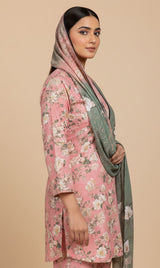 D# 10002 Cotton Cambric 3 Piece Unstitched