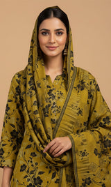 D# 10004 Cotton Cambric 3 Piece Unstitched