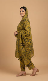 D# 10004 Cotton Cambric 3 Piece Unstitched