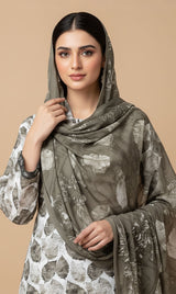 D# 10009 Cotton Cambric 3 Piece Unstitched