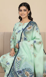 D# 10013 Cotton Cambric 3 Piece Unstitched