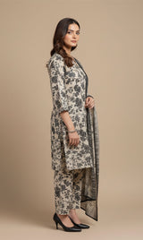 D# 10020 Cotton Cambric 3 Piece Unstitched