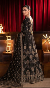 LNF-187 BLACK PISHWAS BRIDAL WEAR