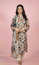 D# 2283 Digital Khaddar 3 Piece Unstitched