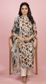 D# 2283 Digital Khaddar 3 Piece Unstitched