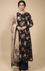 D# 2284 Digital Khaddar 3 Piece Unstitched