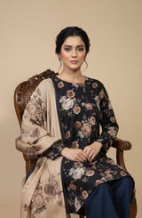 D# 2284 Digital Khaddar 3 Piece Unstitched