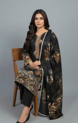 D# 24001 Digital Khaddar 3 Piece Unstitched