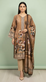 D# 24004 Digital Khaddar 3 Piece Unstitched