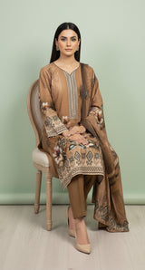 D# 24004 Digital Khaddar 3 Piece Unstitched