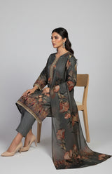 D# 24005 Digital Khaddar 3 Piece Unstitched
