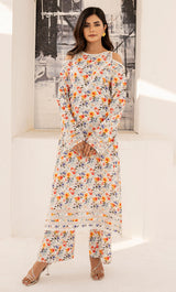 LB-243 PRINTED BANADORA 2 PCS SHIRT & TROUSER