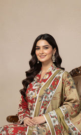 D#7041 DIGITAL CLASSIC LINEN 3PCS UNSTITCHED