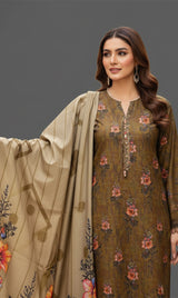 D#7043 DIGITAL CLASSIC LINEN 3PCS UNSTITCHED