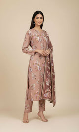 D#7052 DIGITAL CLASSIC LINEN 3PCS UNSTITCHED