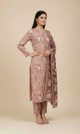 D#7052 DIGITAL CLASSIC LINEN 3PCS UNSTITCHED