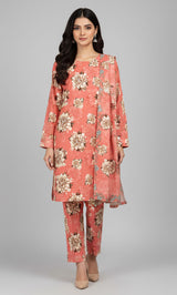 D#7064 DIGITAL CLASSIC LINEN 3PCS UNSTITCHED