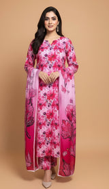 D#7066 DIGITAL CLASSIC LINEN 3PCS UNSTITCHED