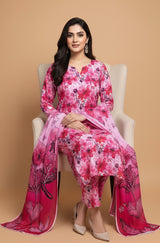 D#7066 DIGITAL CLASSIC LINEN 3PCS UNSTITCHED