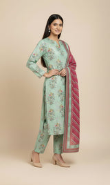 D#7068 DIGITAL CLASSIC LINEN 3PCS UNSTITCHED