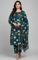 D# 8039 PRINTED BANA DORA 3 PCS UNSTITCHED