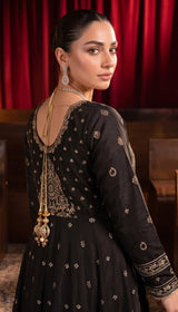 LNF-187 BLACK PISHWAS BRIDAL WEAR