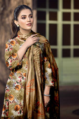 D#519 PRINTED SKIN 3 PCS UNSTITCHED