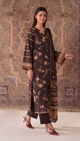 D#V-835-03-BROWN VISCOSE LINEN 3PCS