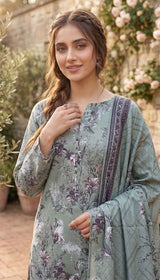 D#09 GREEN-TINT 3 PCS UNSTITCHED