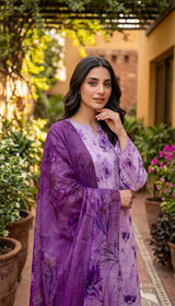 D#14 LILAC 3 PCS UNSTITCHED