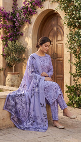 D#18 LAVENDER 3 PCS UNSTITCHED
