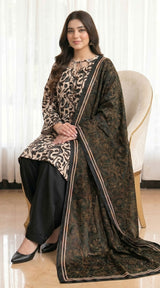 D# 4015 Banadora Lawn 3 Pcs Unstitched