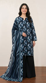 D# 4016 Banadora Lawn 3 Pcs Unstitched