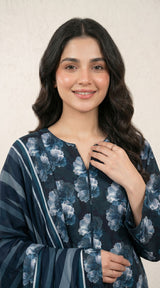 D# 4016 Banadora Lawn 3 Pcs Unstitched