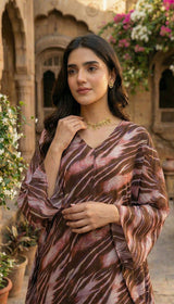 D # 504 BROWN KAFTAN