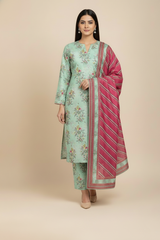 D#7068 DIGITAL CLASSIC LINEN 3PCS UNSTITCHED