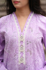 LN-01 LILAC 2 PCS SHIRT & TROUSER