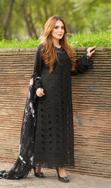 LNF-07-BLACK 2 Piece Shirt & Trouser