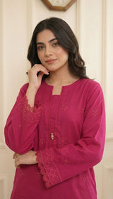 LNF 183 BRIGHT ROSE 2 PCS SHIRT & TROUSER