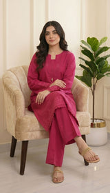LNF 183 BRIGHT ROSE 2 PCS SHIRT & TROUSER