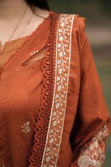 LNF-25-BURUNT ORANGE 3 Piece