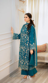 LNF-26-IRIS BLUE 3 Piece