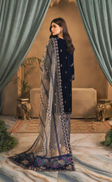 LNF-103 NAVY BLUE LUXURY VALVET