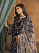 LNF-103 NAVY BLUE LUXURY VALVET