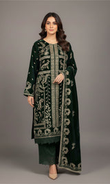 LNF-108 BOTTLE GREEN LUXURY VALVET