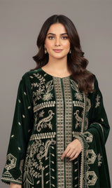 LNF-108 BOTTLE GREEN LUXURY VALVET