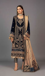 LNF-112 BLUE LUXURY VALVET