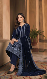 LNF-106 BLUE LUXURY VALVET