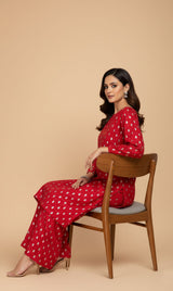 2 PCS LNF 162 SHIMMER RED UNSTITCHED